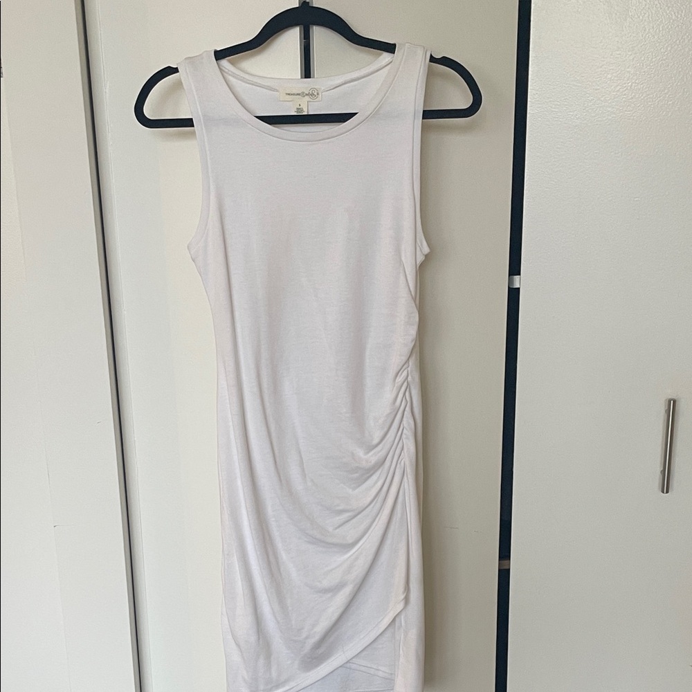 Treasure & Bond Asymmetrical White Dress